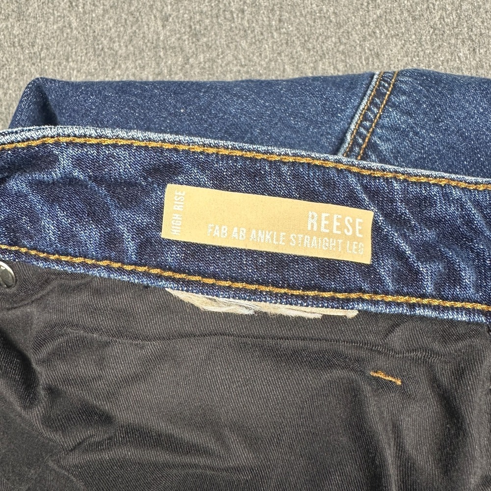 KUT From The Kloth Reese Jeans Womens 20W High Rise Ankle Straight Leg FAB AB - Picture 3 of 9